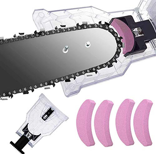 Portable Chainsaw Teeth Sharpener Chain Saw Blade Sharpener Chainsaw Chain Sharpener Chainsaw Sharpening Stone Grinder Tools for 14/16/18/20 Inch Two Holes Chainsaw Bar -Total 4 Whetstone- Portable Chainsaw Teeth Sharpener Chain Saw Blade Sharpener Chainsaw Chain Sharpener Chainsaw Sharpening Stone Grinder Tools for 14/16/18/20 Inch Two Holes Chainsaw Bar -Total 4 Whetstone-