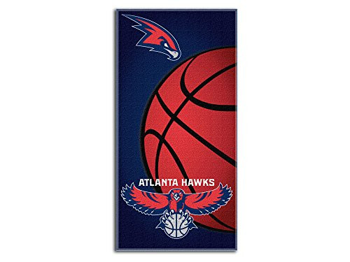 NBA Atlanta Hawks  inchEmblem inch Beach Towel 28 inch x 58 inch