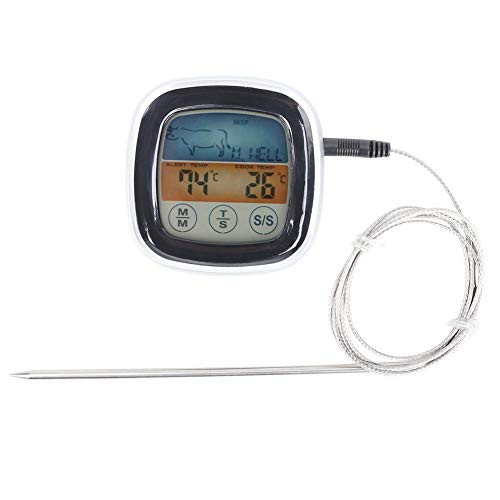 Meat Thermometer Digital Cooking Meat Thermometer LCD Backlight Display Grill Thermometer for Oven Smoker BBQ Kitchen