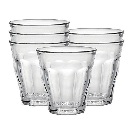 Duralex Made In France Picardie Clear Tumbler Set of 6 4-5/8 ounce