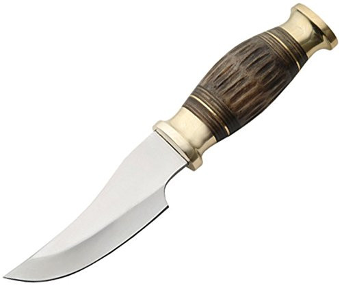 SZCO Supplies Cavalier Bone Handle Hunting Knife Brown SZCO Supplies Cavalier Bone Handle Hunting Knife Brown