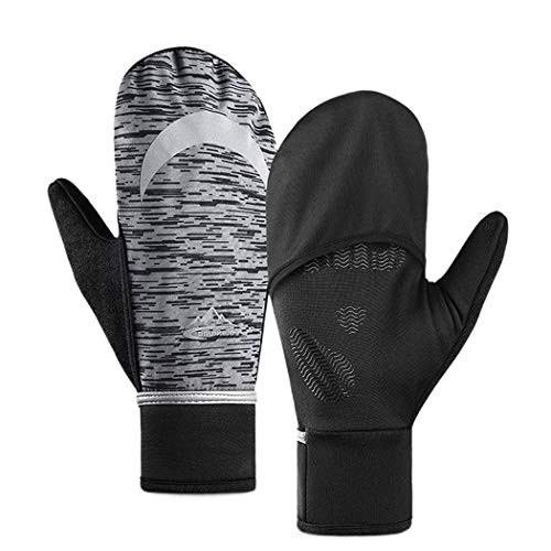 Fstrend Ski Snow Gloves Waterproof Windproof Winter Snowboard Cold Weather Gloves for Men -C-