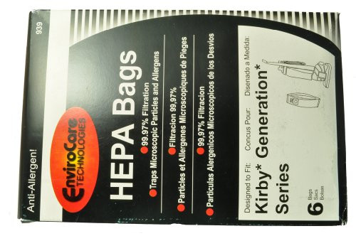Kirby Upright Vacuum Cleaner Cloth Hepa Bags