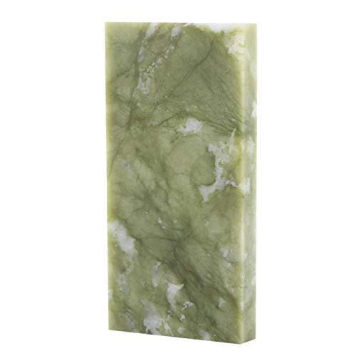 Grindstone Portable Grinding Whetstone 4 x 2 x 0.4 Sharpener Stone Sharpener Tool for Kitchen Scissors Knives-10000 Green Jade-