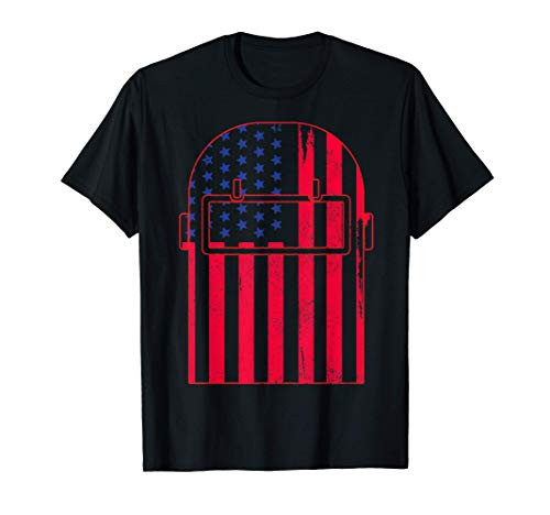 Welder USA - Welding Mask Flag Torch Craft Gift T-Shirt