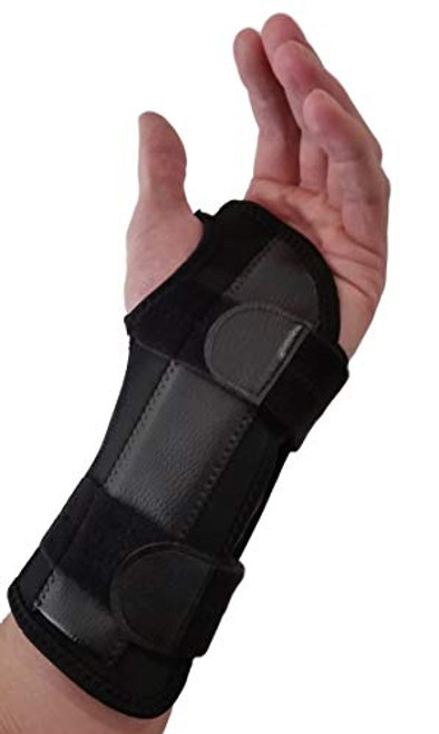 Carpal Tunnel Wrist Brace Night Support - Wrist Splint Arm Stabilizer  and  Hand Brace for Carpal Tunnel Syndrome Pain Relief with Compression Sleeve for Forearm or Wrist Tendonitis Pain -Left-