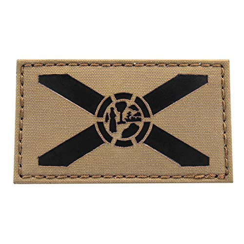 IR Florida State Flag Coyote Brown 2x3.5 Tan Infrared IFF Tactical Touch Fastener Patch IR Florida State Flag Coyote Brown 2x3.5 Tan Infrared IFF Tactical Touch Fastener Patch