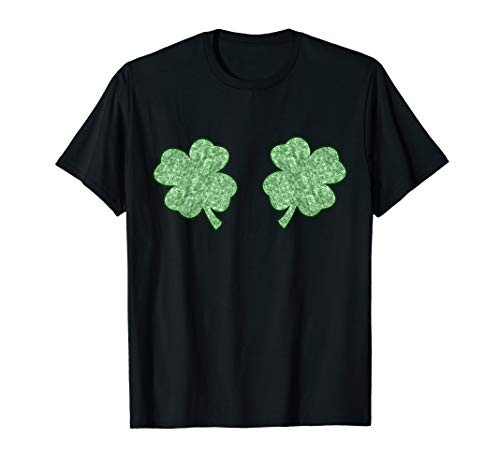 Saint Paddys St.Patricks Day Shirt - Irish Shamrock Boobs T-Shirt Saint Paddys St.Patricks Day Shirt - Irish Shamrock Boobs T-Shirt