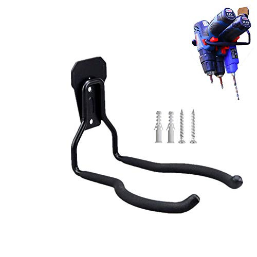GS Alderaul Garden Power Tool Hanger Weed Eater Rack String Trimmer Hanger Weed Wacker Hanger Steel Garage Tool Organizers and Storage for Garage Wall Garage Trimmer Garden Tools etc. -1pc-