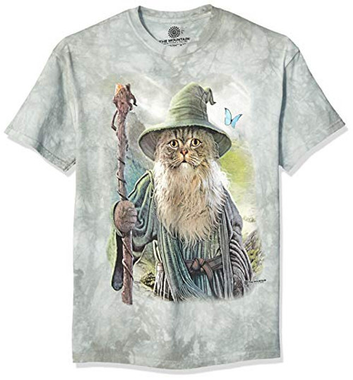 The Mountain unisex adult Catdalf T Shirt Green Medium US The Mountain unisex adult Catdalf T Shirt Green Medium US