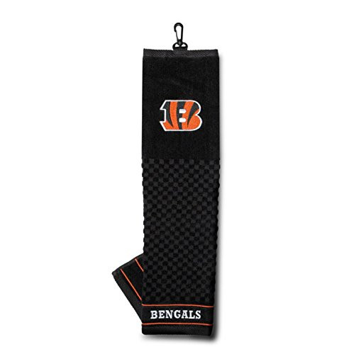 NFL Officially Licensed 16 inchx22 inch Embroidered Golf Towel Cincinnati Bengals