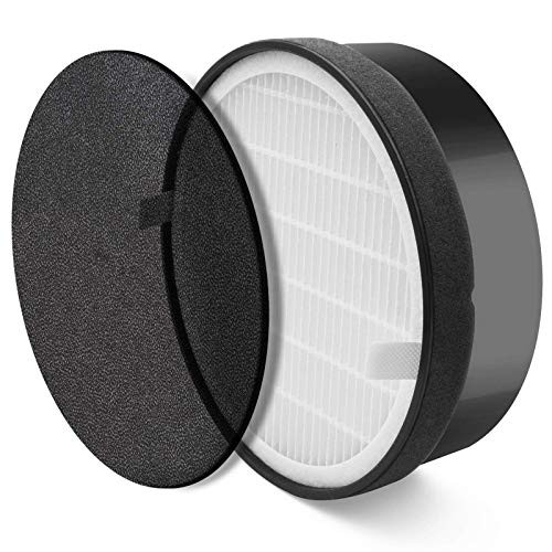 LEVOIT Air Purifier LV-H132 Replacement Filter H13 True HEPA and Activated Carbon Filters Set LV-H132-RF 1 Pack