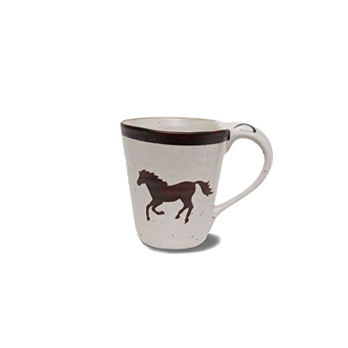 Demdaco 3005051059 Big Sky Carvers Brushwerks Horse Mug Set, Multicolored