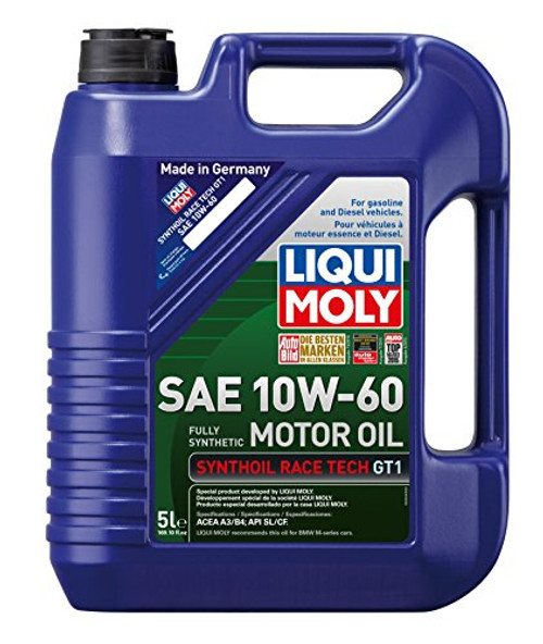 Liqui Moly 2024 Synthoil Race Tech GT1 10W-60 Motor Oil - 5 Liter Jug Liqui Moly 2024 Synthoil Race Tech GT1 10W-60 Motor Oil - 5 Liter Jug