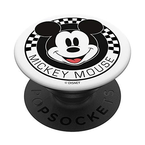 Disney Mickey And Friends Mickey Mouse Checkerboard Circle PopSockets Grip and Stand for Phones and Tablets