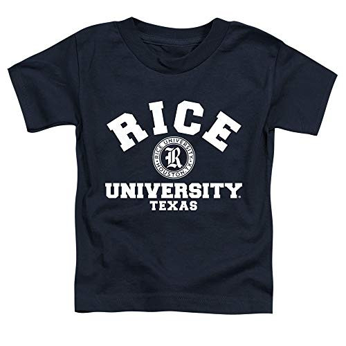 Rice University Official Circle Logo Unisex Toddler T Shirt Navy 3T Rice University Official Circle Logo Unisex Toddler T Shirt Navy 3T