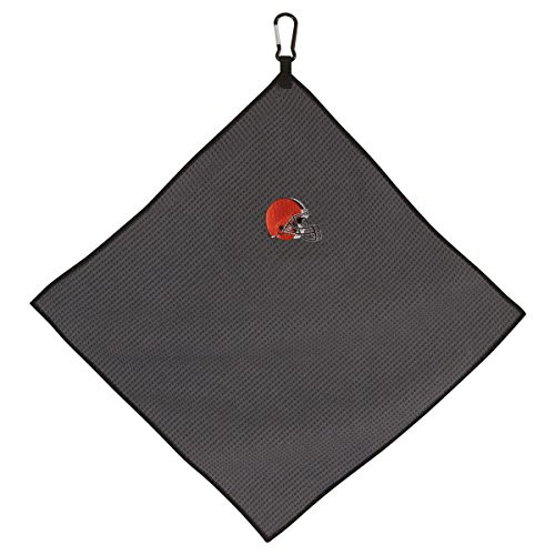 Team Effort Cleveland Browns 15 inchx15 inch Grey Microfiber Towel