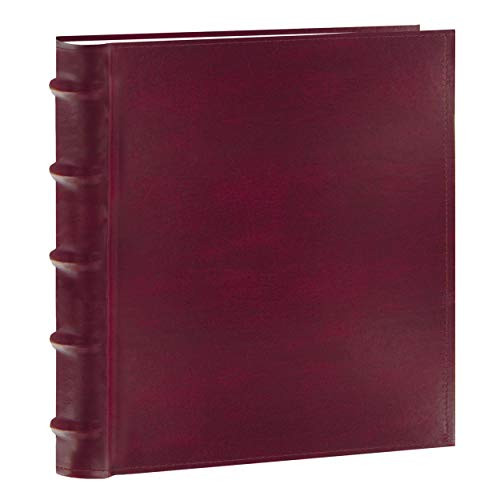 Pioneer Photo Albums 200-Pocket European Bonded Leather Photo Album for 4 by 6-Inch Prints Burgundy