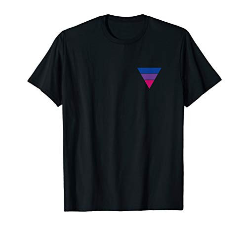 Bisexual Pride Shirt Triangle Symbol Bi Flag Color T-shirt T-Shirt