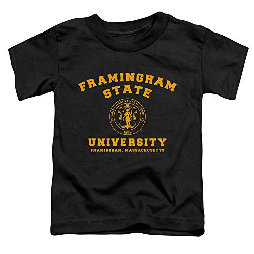 Framingham State University Official Circle Logo Unisex Toddler T Shirt Black Medium -3T-