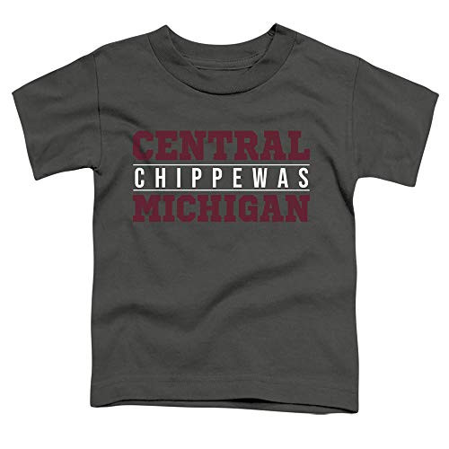 Central Michigan University Official Between The Lines Unisex Toddler T Shirt Charcoal 3T Central Michigan University Official Between The Lines Unisex Toddler T Shirt Charcoal 3T
