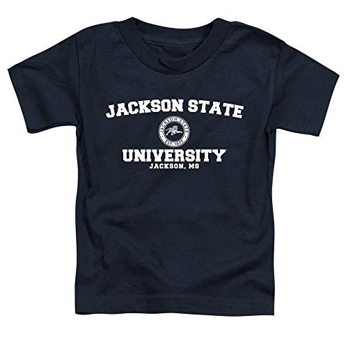 Jackson State University Official Circle Logo Unisex Toddler T Shirt Navy 3T Jackson State University Official Circle Logo Unisex Toddler T Shirt Navy 3T