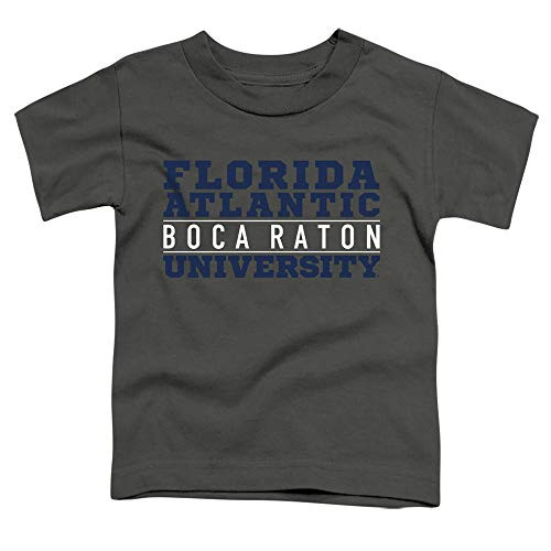Florida Atlantic University Official Between The Lines Unisex Toddler T Shirt Charcoal 3T Florida Atlantic University Official Between The Lines Unisex Toddler T Shirt Charcoal 3T