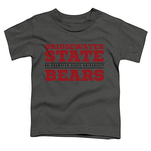 Bridgewater State University Official Between The Lines Unisex Toddler T Shirt Charcoal 3T Bridgewater State University Official Between The Lines Unisex Toddler T Shirt Charcoal 3T