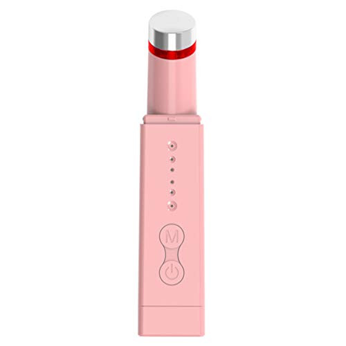 HEALLILY Eye Massager Pen Anti-Aging Eyes Massager Roller Anti-Wrinkle Eye Vibration for Relieving Eye Fatigue Dark Circle Eye Bags Pink