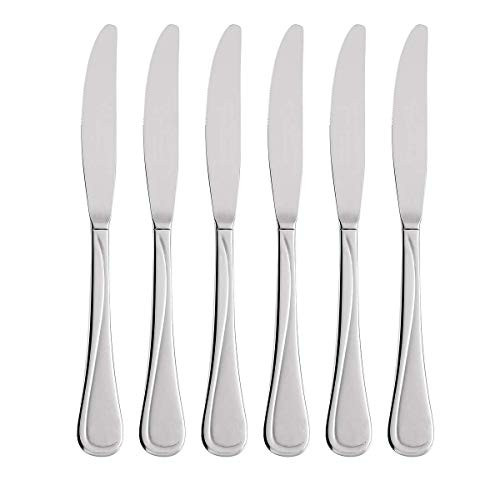 Oneida Flight Stainless Steel 18/10 Dinner Knives -Dinner Knives Set of 6-