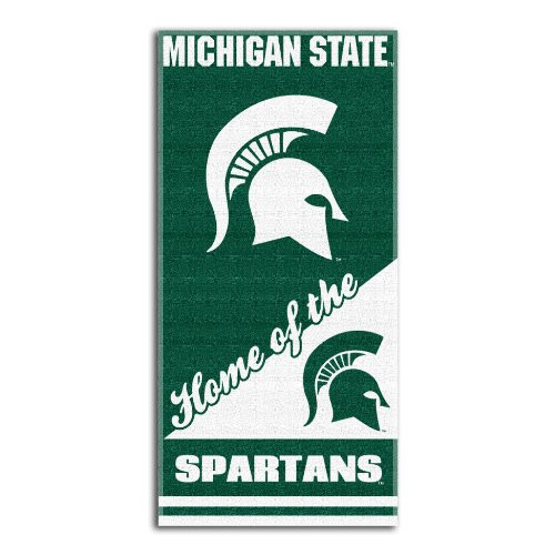 Michigan State Spartans  inchHome Style inch Beach Towel 30 inch x 60 inch