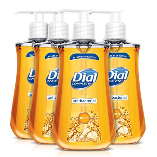 Dial Antibacterial Liquid Hand Soap Gold 9.375 Ounce -Count of 4-