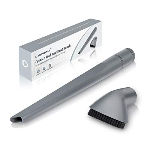 LANMU Crevice Tool and Dust Brush Compatible with Shark Navigator Lift-Away Vacuum Cleaner Models NV350 NV352 NV355 NV356E Compare to Part No.112FFJ
