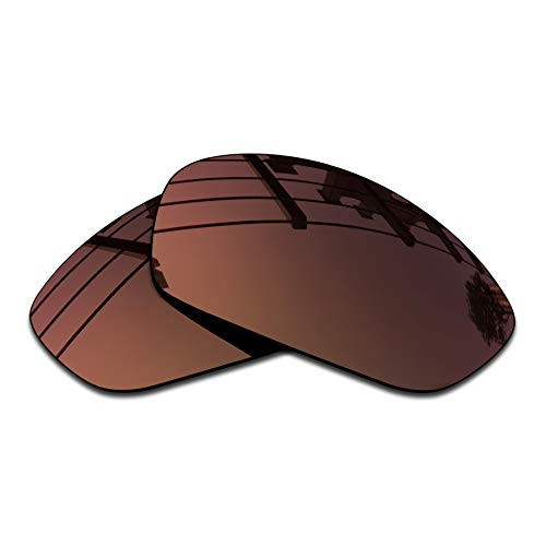 SEEABLE Premium Polarized Mirror Replacement Lenses for Oakley Juliet Sunglasses - Brown