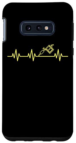 Galaxy S10e Tattoo Gun Heart Lifeline Heartbeat Machine Love Artist Gift Case