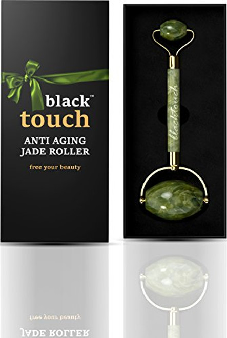 Jade Roller for Face - Anti Wrinkle 100 percent Natural Jade Stone Roller - Anti Aging Skin Slimming Massager - Original Real Double Jade Facial Roller Jade Roller for Face - Anti Wrinkle 100 percent Natural Jade Stone Roller - Anti Aging Skin Slimming Massager - Original Real Double Jade Facial Roller