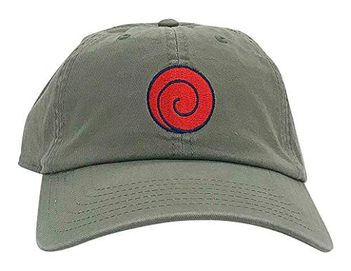 Ripple Junction Naruto Shippuden Adult Unisex Symbol Dad Hat OS Olive