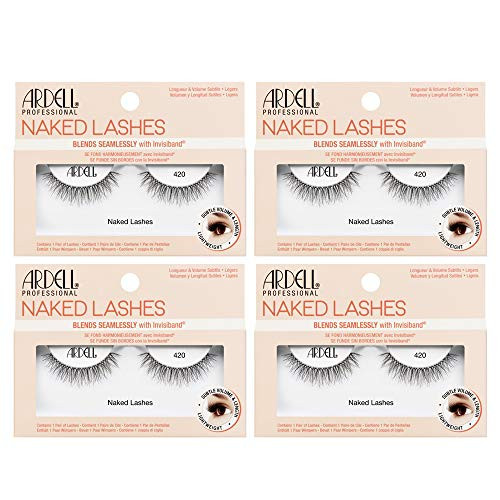 Ardell False Lashes Naked Lashes 420 with Invisiband 4 pairs