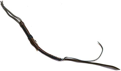 M-Royal Leather Whip Riding Crop Horse Quirt Whip Riding Bat Brown/Black