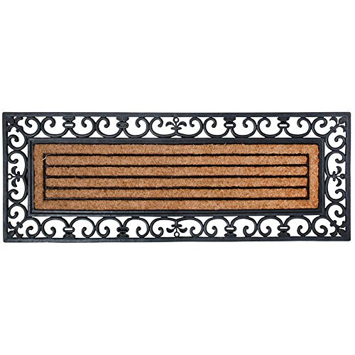 Esschert Design Rubber and Coir Doormat, X-Large Esschert Design Rubber and Coir Doormat, X-Large