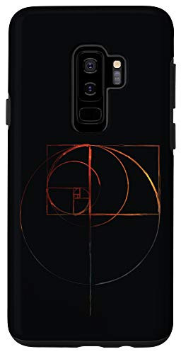 Galaxy S9 Plus fibonacci golden ratio circle t shirt Case