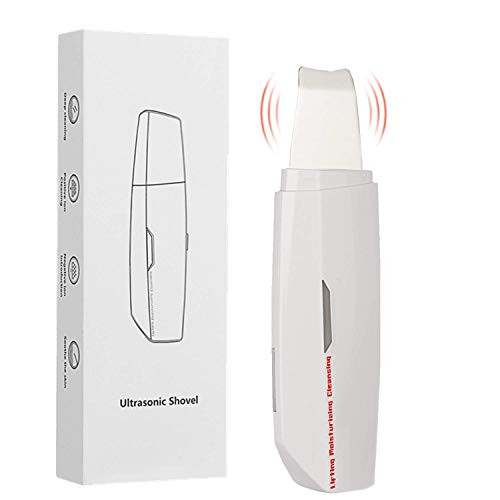 Skin Scrubber Face Spatula Blackhead Remover Pore Cleaner Facial Scrubber Spatula Comedones Extractor Rechargeable Face Lifting Tool With 3 Modes USB Charger for Deep Cleansing