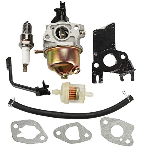 Panari Carburetor  Plus Fuel Filter for Power Equipment 3000 3500 4000 Watt 196cc 4-Stroke OHV Engine Gas Powered Portable Generator