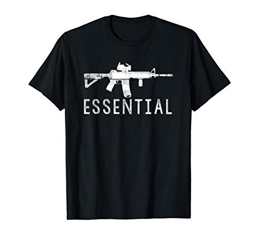 Essential AR15 - Pro 2a American Flag Gun 2nd Amendment T-Shirt