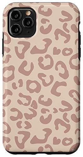 iPhone 11 Pro Max Pink Nude Neutral Toned Cheetah Leopard Pattern Case Case