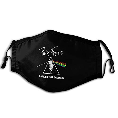 Unisex Adult Anti Dust Face Mask Pink Freud Dark Side of Your Reusable Mouth Masks Black