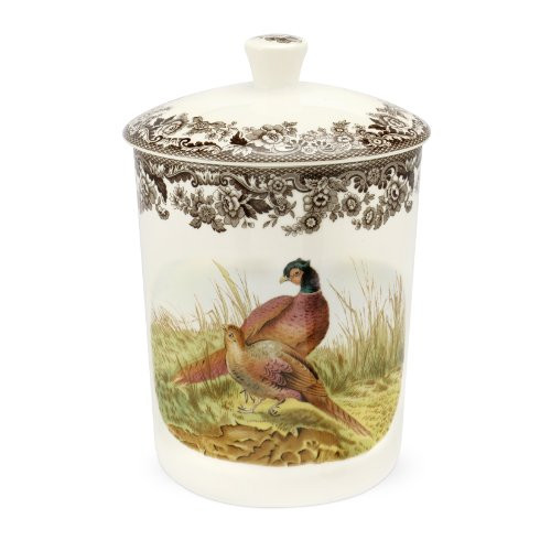 Spode Woodland Medium Canister with Pheasant