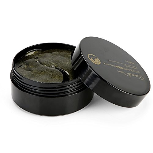 60pcs Black Pearl Collagen Eye Mask Eye Treatment Mask Reduces Puffiness Wrinkles Puffy and Bags Under Eyes Lightens Dark Circles Undereye Patches Moisturizes