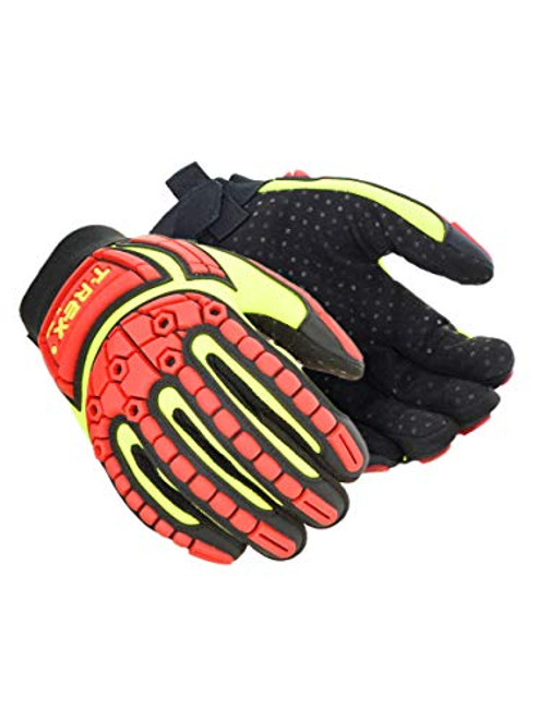 Magid Glove and Safety TRX641-XXL Magid T-REX TRX641 Slim-Fit Mechanic s Style Impact Glove Cut Level 4 Hi/Vis Yellow XXL Magid Glove and Safety TRX641-XXL Magid T-REX TRX641 Slim-Fit Mechanic s Style Impact Glove Cut Level 4 Hi/Vis Yellow XXL