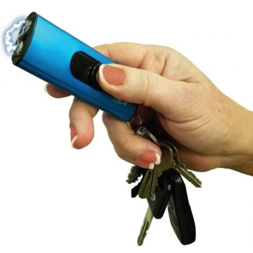 Home Self Defense Products Streetwise USB Secure 22 Million Volts Key-Chain Stun Gun Blue